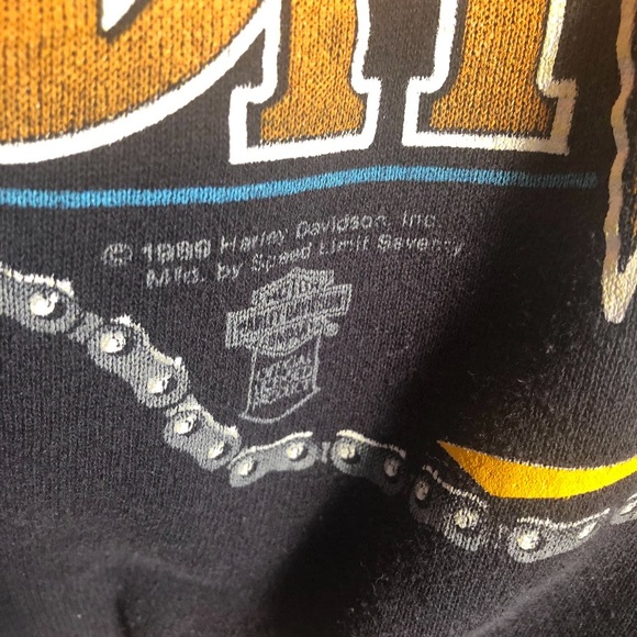 Vintage 1989 Harley-Davidson Sweatshirt - Picture 3 of 3